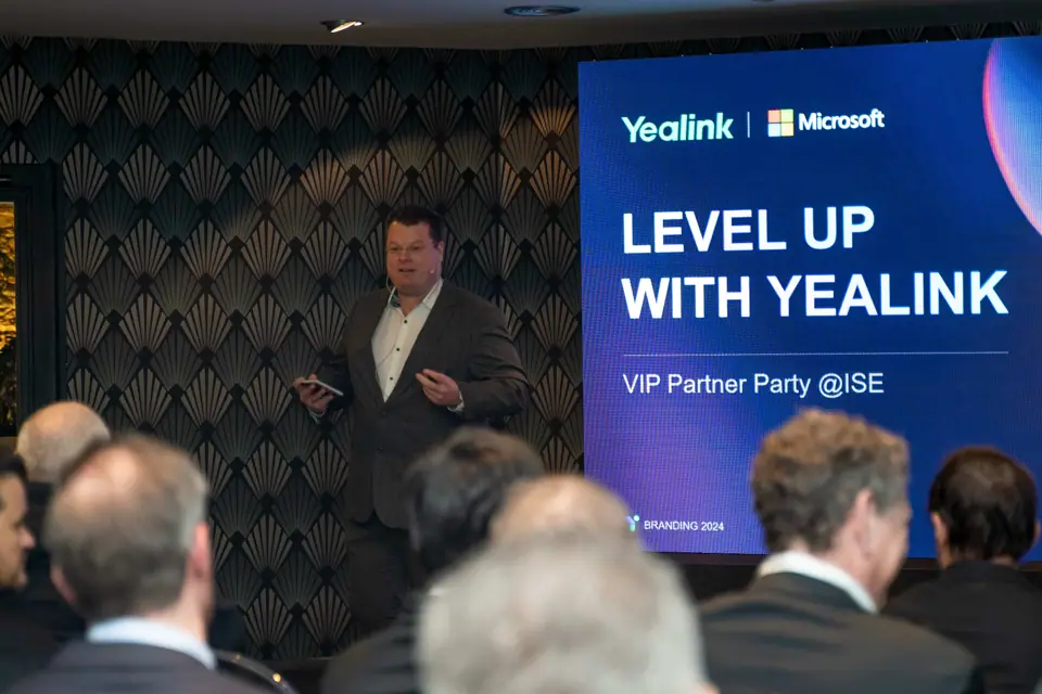 Evento VIP de Yealink y Microsoft durante ISE en Barcelona